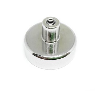 Fixador Magnético 25 mm Rosca Interna M5 Força Aprox. 16Kg