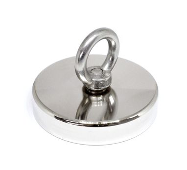 Fixador Magnético 90 mm com Olhal Força Aprox. 340 Kg