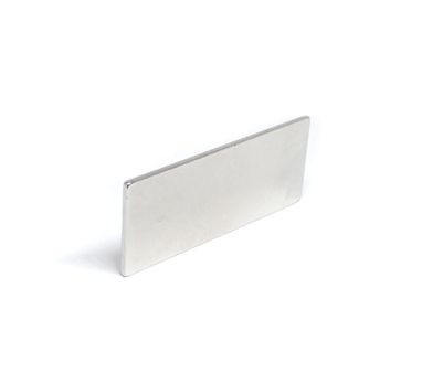 Ímã Neodímio N35 Bloco 50x20x1,5 mm Força Aprox. 2,6kg