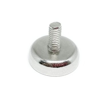 Fixador Magnético 16 mm com Pino Rosca M4 Força Aprox. 6kg
