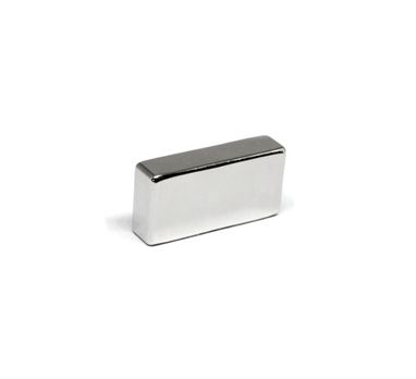 Ímã Neodímio N35 Bloco 25,4x12,7x6,35 mm Força Aprox. 7,6Kg